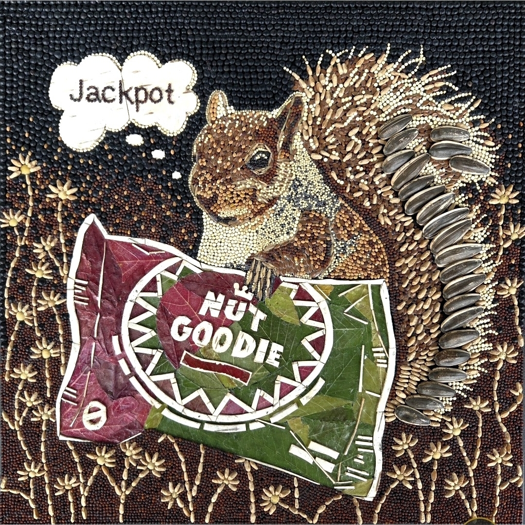 [Wendy Brozic Squirrel with Candy Bar image]